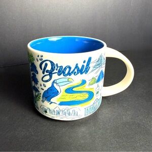 Brazil Starbucks Mug Been There Series 14 Oz. Brasil Coffee Tea Across The Globe